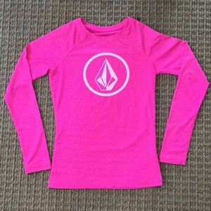 Pink Volcom Rashguard!